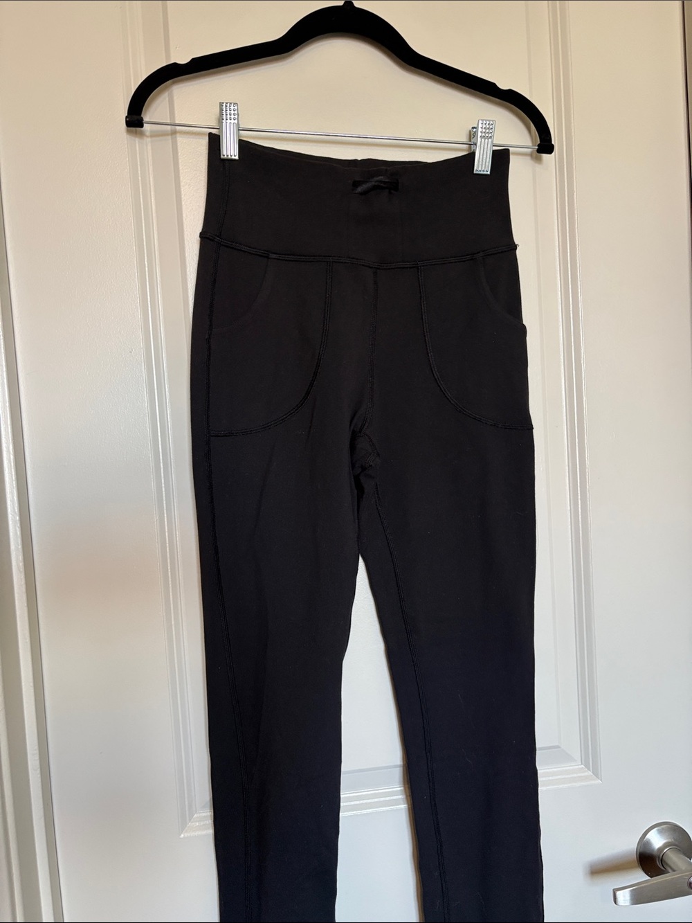 lululemon athletica Black High-Rise Leggings with Front Pockets